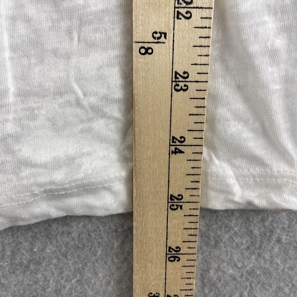 New Shirt Women's Good Work Make A Difference Small White Peace Love Japan Sheer - Picture 9 of 12